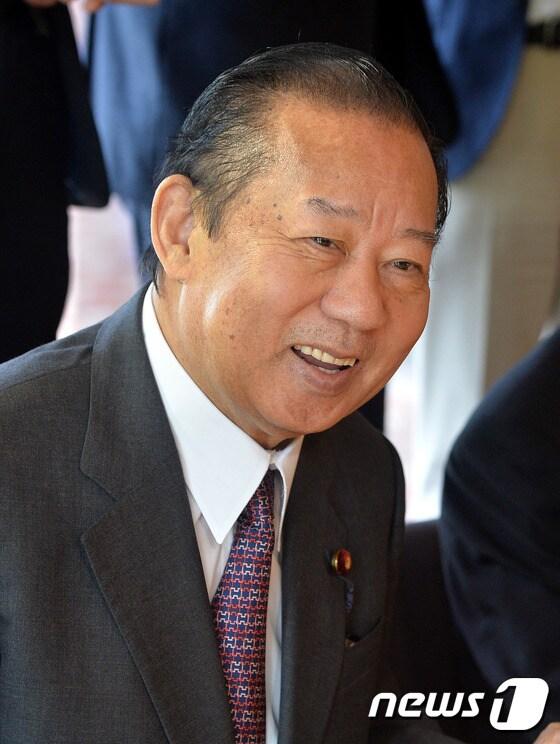 본문 이미지 - 니카이 도시히로 일본 자유민주당 간사장  ⓒ News1 박세연 기자