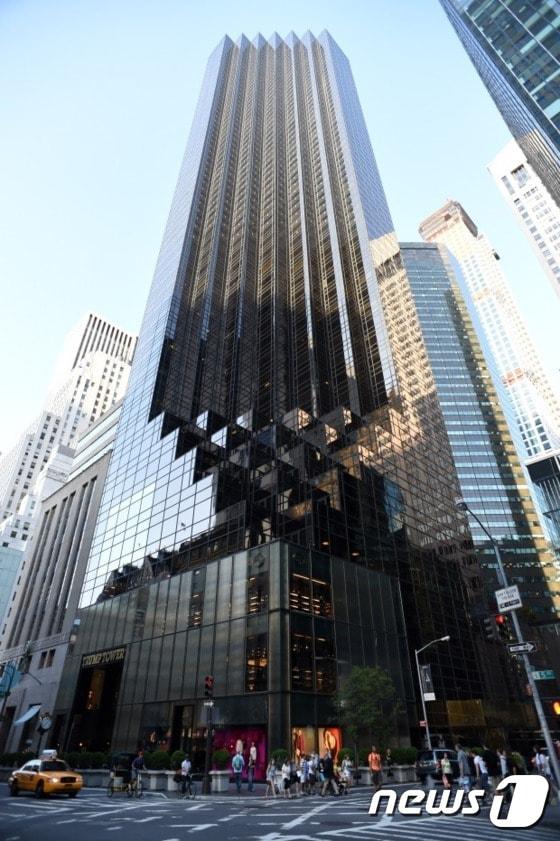 본문 이미지 - 뉴욕 트럼프타워ⓒAFP= News1