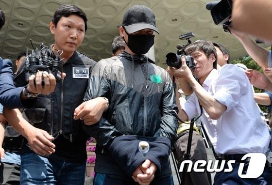 본문 이미지 - 의정부 사패산 살인 사건 피의자인 정모(45)씨 2016.6.13 ⓒ News1 박지혜 기자