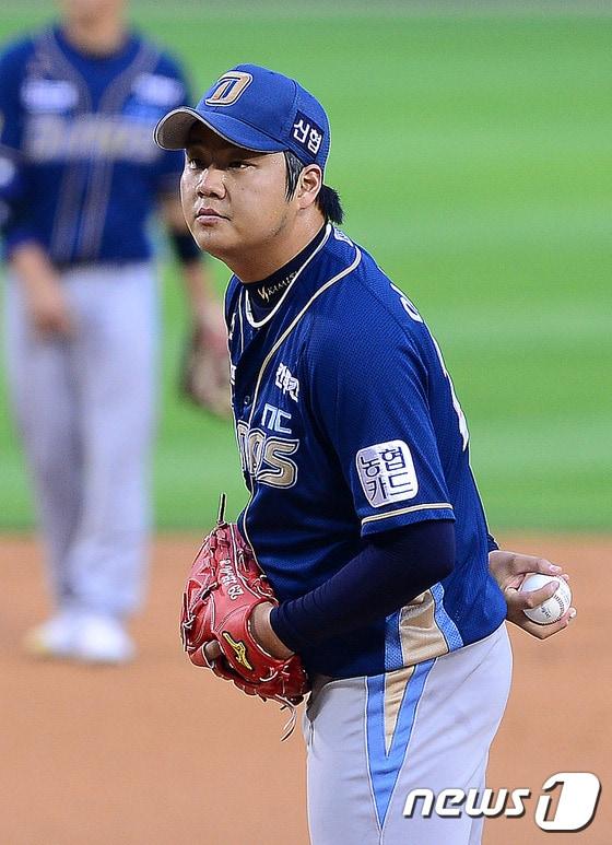 본문 이미지 - NC다이노스 선발투수 이민호 ⓒ News1 DB