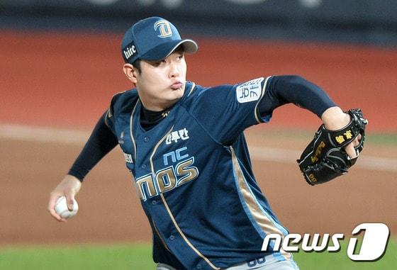 본문 이미지 - NC 다이노스의 오른손투수 최금강. /뉴스1 ⓒ News1 이재명 기자