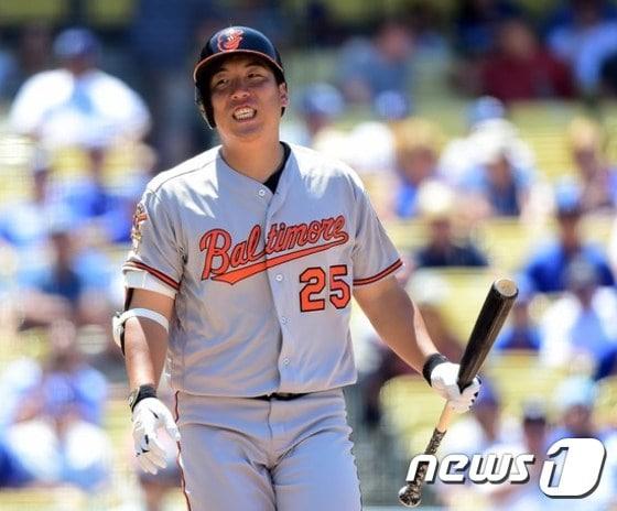 본문 이미지 - 김현수(28·볼티모어 오리올스). ⓒ AFP=News1