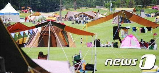 본문 이미지 - 기사 이해를 돕기 위한 한 캠핑 행사 자료 사진으로 기사 내용과 관련 없음. ⓒ News1