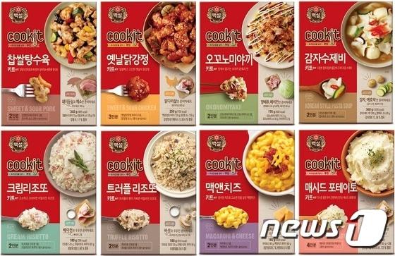 본문 이미지 - CJ제일제당의 '백설 쿠킷' 8종 (사진제공=CJ제일제당)ⓒ News1