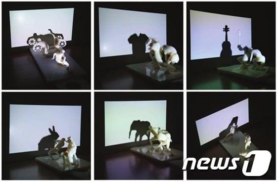본문 이미지 - 컴퓨터상에서 계산된 자세가 실제로도 유효한지 확인하기 위해 3D 프린터로 출력한 결과물.ⓒ News1