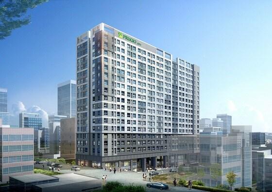 본문 이미지 - 역삼역 센트럴 푸르지오 시티 조감도 /자료제공=대우건설 ⓒ News1