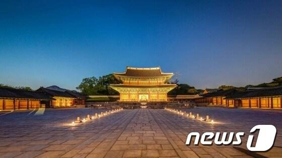 본문 이미지 - 창덕궁 인정전의 야경. 이하 문화재청 제공 ⓒ News1