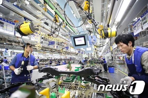 본문 이미지 - 현대모비스 북경공장ⓒ News1
