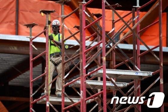 본문 이미지 - 미국 주택건설 현장. ⓒ AFP=뉴스1