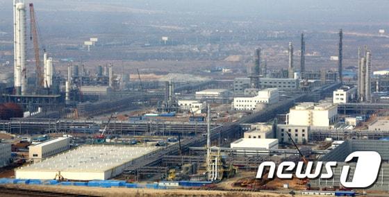 본문 이미지 - 사망사고가 발생한 중국 완화케미칼 옌타이 공장 전경. ⓒ News1