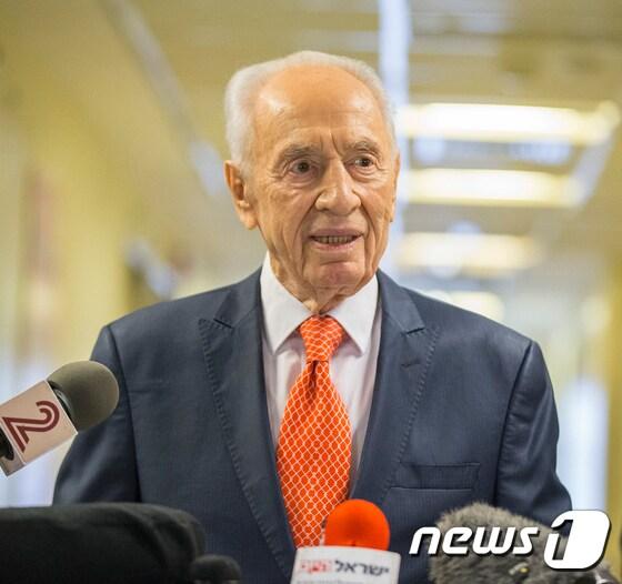 본문 이미지 - 시몬 페레스 전 이스라엘 대통령. ⓒ AFP=뉴스1