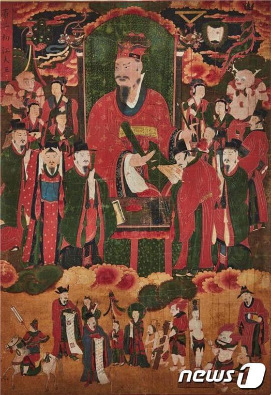 본문 이미지 - '제2초강대왕도' 조계종 제공 ⓒ News1