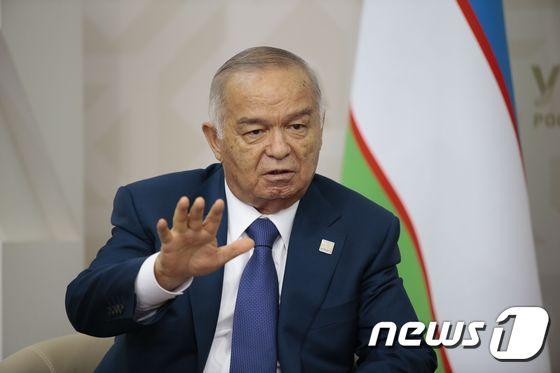 본문 이미지 -  이슬람 카리모프 전 우즈베키스탄 대통령. ⓒ AFP=뉴스1