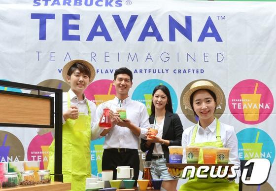 본문 이미지 - 스타벅스커피코리아는 6일 티 전문 브랜드 '티바나' 를 론칭했다. 2016.9.6/뉴스1 ⓒ News1 구윤성 기자