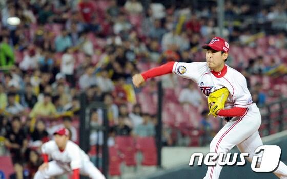 본문 이미지 - KIA 타이거즈 우완 윤석민. /뉴스1 ⓒ News1 황희규 기자