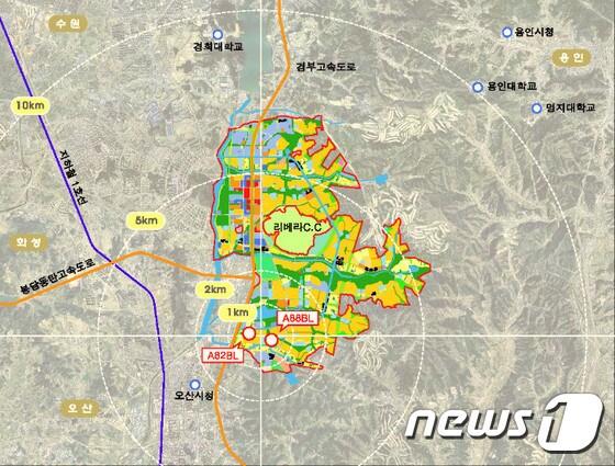 본문 이미지 - LH는 금호산업 컨소시엄과 화성동탄2지구 A-82·88 블록 공사를 하나로 묶는 '패키지형 공동사업' 협약을 맺었다.ⓒ News1