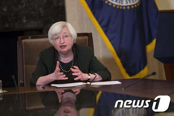 본문 이미지 - 재닛 옐런 미국 연방준비제도(Fed·연준) 의장ⓒ AFP=뉴스1 