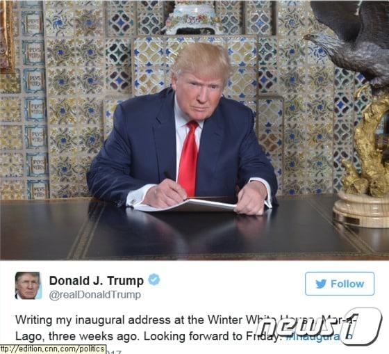 본문 이미지 - 도널드 트럼프 미국 대통령 당선인[출처=트위터]ⓒ News1