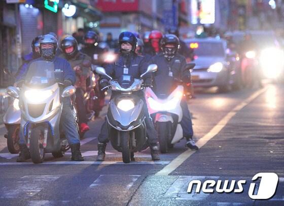 본문 이미지 - 오토바이 자료사진 ⓒ News1 