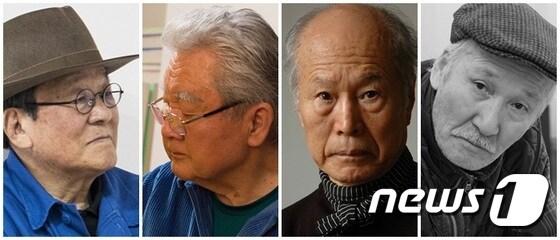 본문 이미지 - 왼쪽부터 김기린, 안영일, 이승택, 정상화 (갤러리현대 제공) ⓒ News1