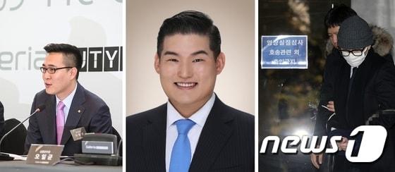 본문 이미지 - 사진 왼쪽부터 김동선 한화건설 팀장, 장선익 동국제강 이사, 두정물산 임범준 ⓒ News1