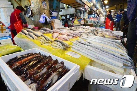 본문 이미지 - 서울 송파구 가락동 농수산물도매시장 ⓒ News1