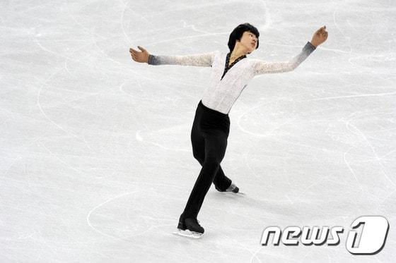 본문 이미지 - 차준환은 지난 1월 종합선수권 대회에서 남자 피겨 최초 쇼트프로그램 80점을 넘었다./뉴스1 DB ⓒ News1 고재교 기자