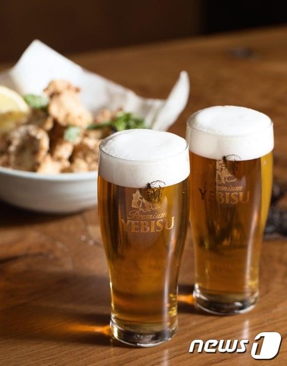본문 이미지 - 127년의 전통을 가진 일본의 프리미엄 맥주 에비스.(이미지제공=파크 하얏트 부산)ⓒ News1