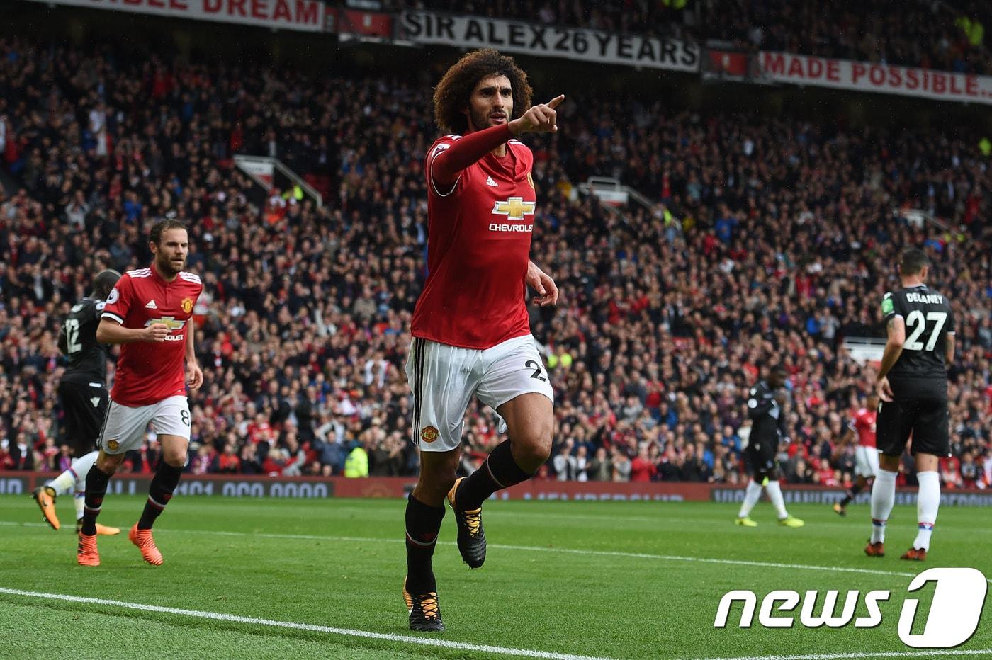 맨체스터 유나이티드의 마루앙 펠라이니./뉴스1 DB ⓒ AFP=News1