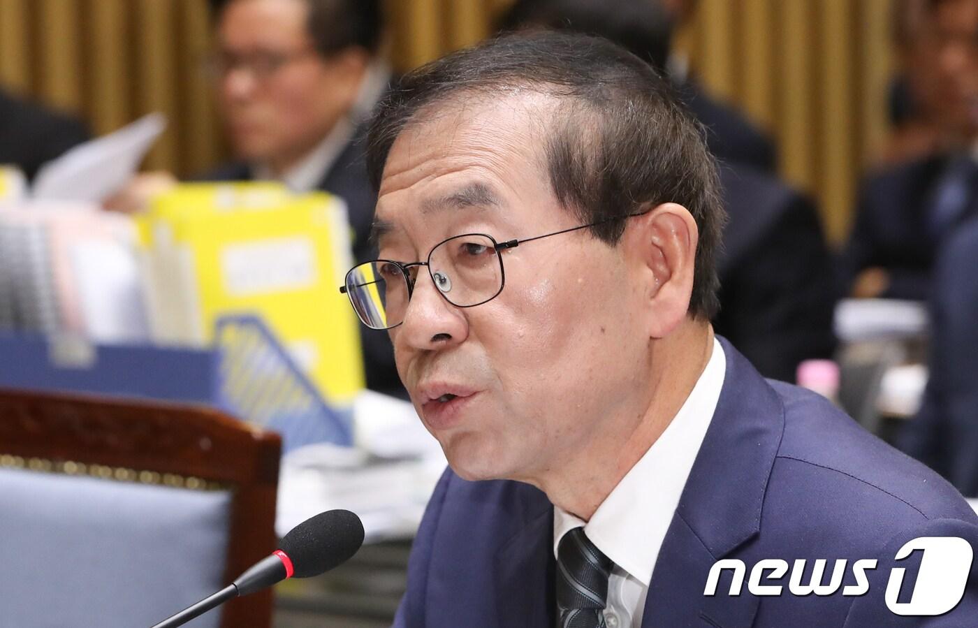 본문 이미지 - 고(故) 박원순 전 서울시장 ⓒ News1 허경 기자
