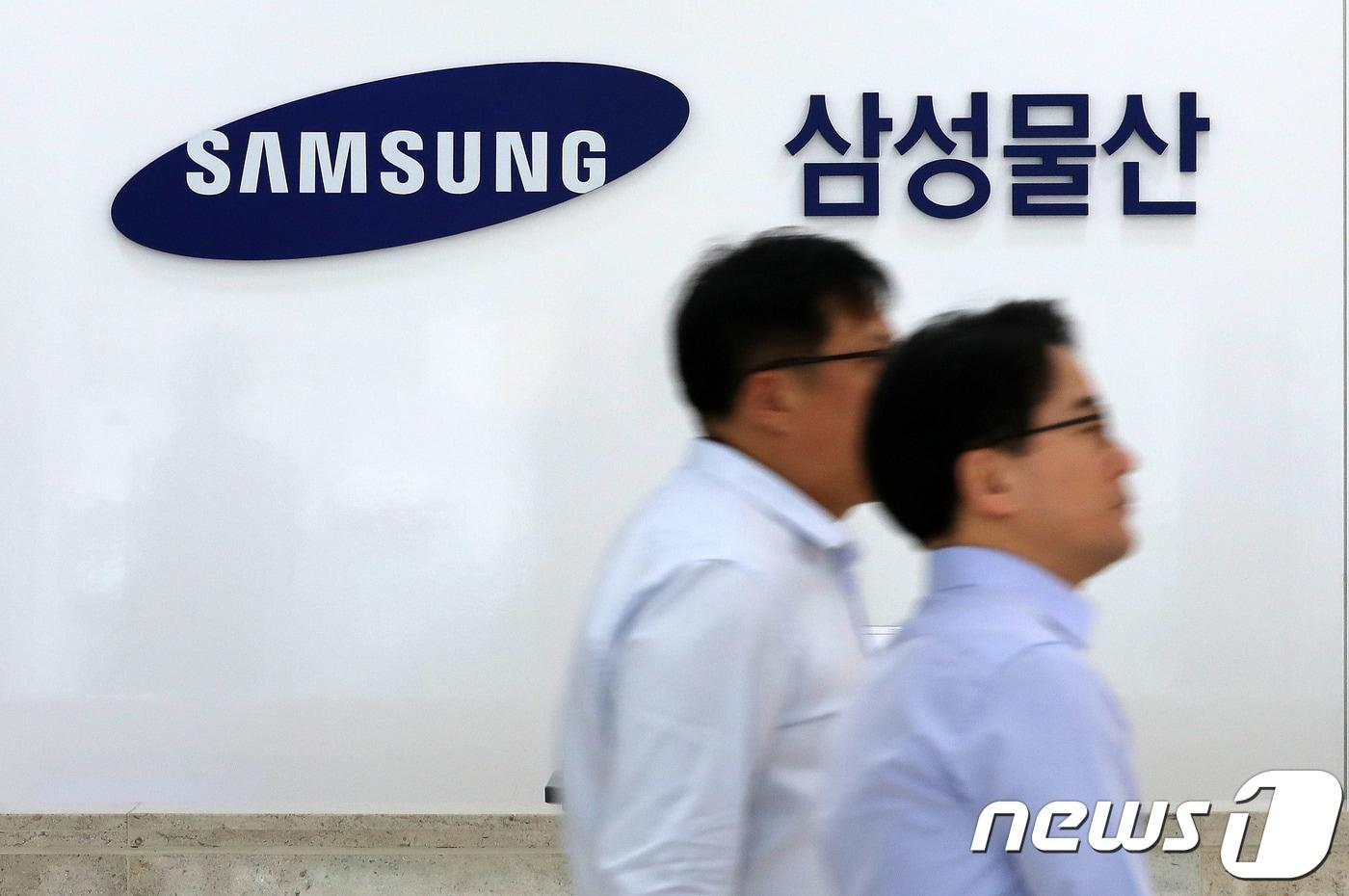 본문 이미지 - 삼성물산 건설부문 본사 로비. 2017.10.18/뉴스1 ⓒ News1 박세연 기자