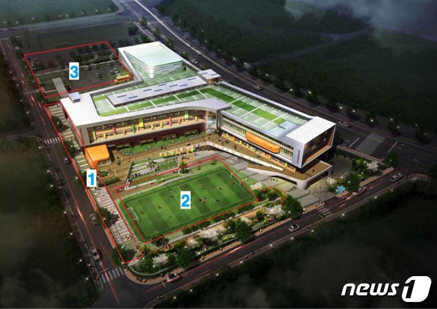 본문 이미지 - 강원 동해특수학교 조감도.(뉴스1 DB)