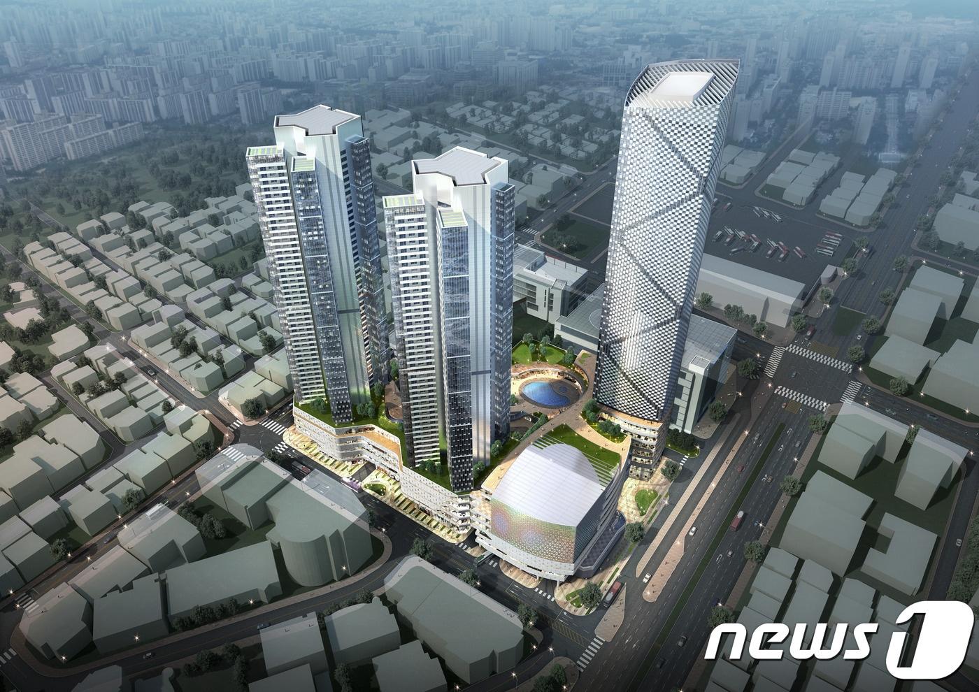 본문 이미지 - 청주 고속버스터미널 현대화 사업 조감도ⓒ News1