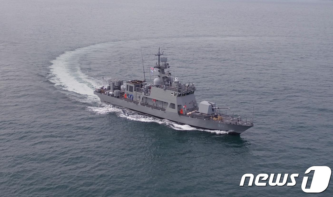 해군 고속정 검독수리-B급 PKMR-211 (방위사업청 제공) 2017.10.30/뉴스1