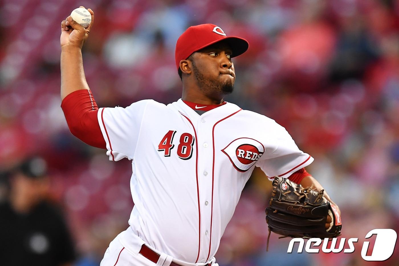 본문 이미지 - 한화 이글스에서 영입한 우완 키버스 샘슨. ⓒ AFP=News1