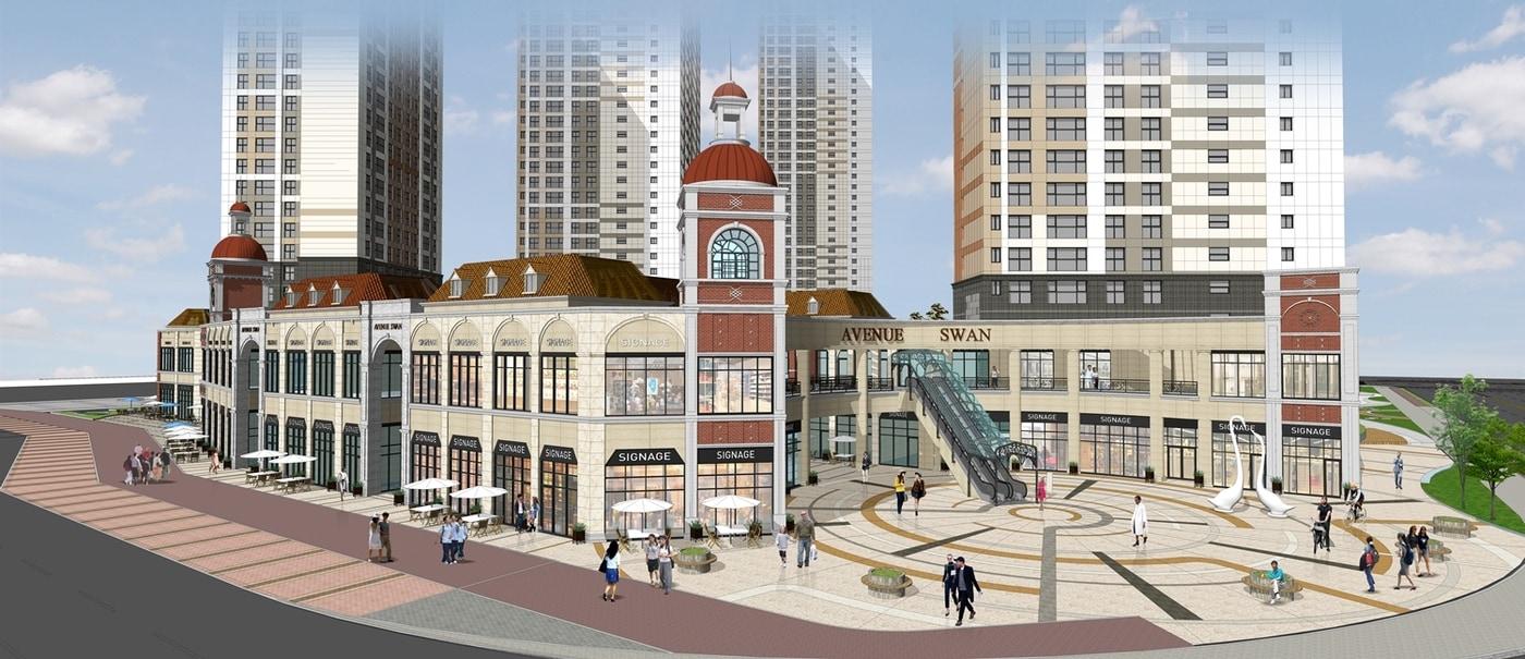 금성백조 애비뉴스완 조감도/금성백조 제공ⓒ News1