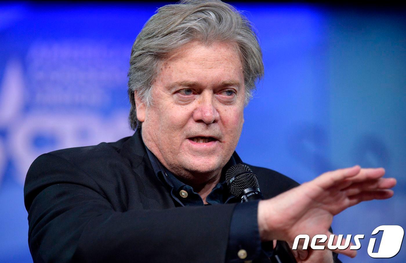 본문 이미지 - 스티브 배넌 전 백악관 수석전략가. ⓒ AFP=뉴스1