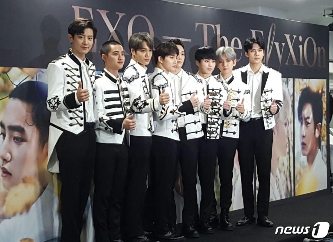 본문 이미지 - 콘서트를 연 엑소 ⓒ News1 황미현 기자