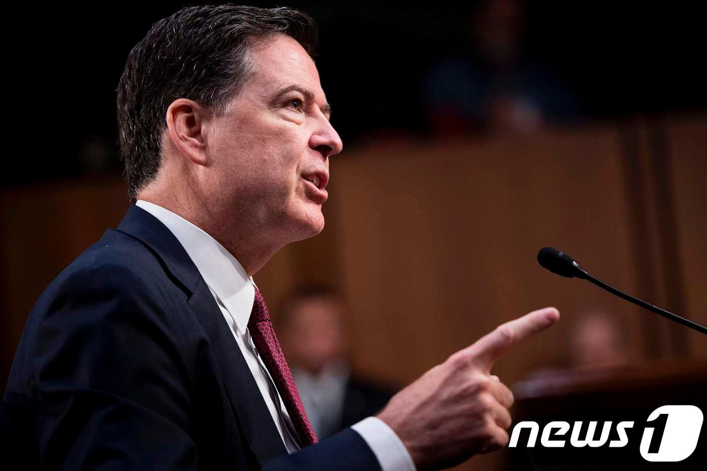본문 이미지 - 제임스 코미 전 미국 연방수사국(FBI) 국장. ⓒ AFP=뉴스1