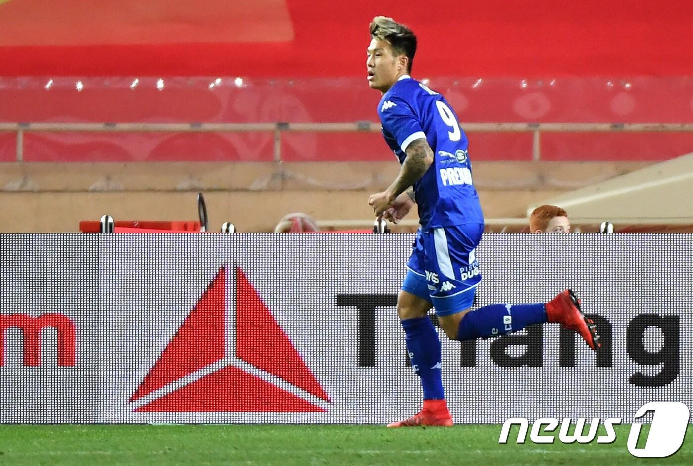 프랑스 리그1 트루아의 석현준(26). ⓒ AFP=News1