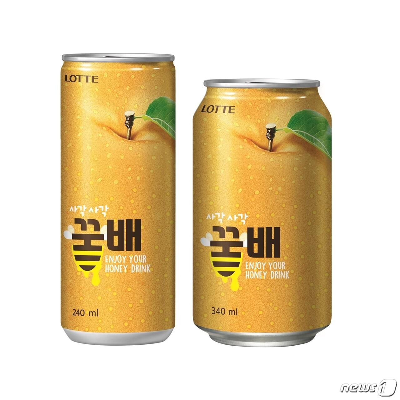 본문 이미지 - 롯데칠성음료 '사각사각 꿀배'. ⓒ News1