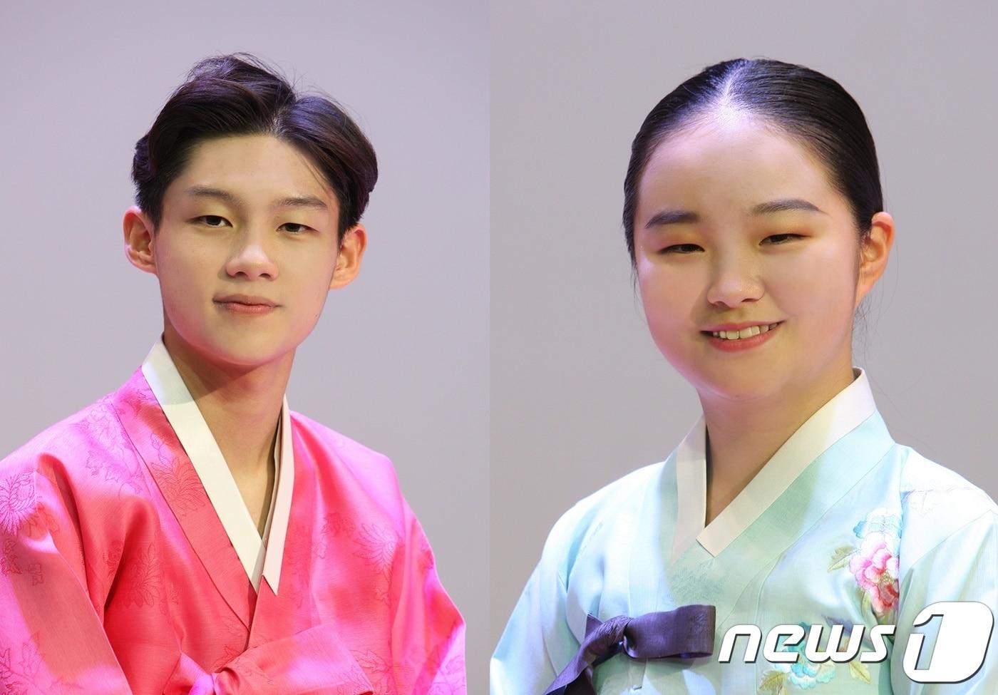 본문 이미지 - 장수군 출신 판소리 꿈나무인 최재명, 최보길 남매.(장수군제공)2017.12.14/뉴스1ⓒ News1