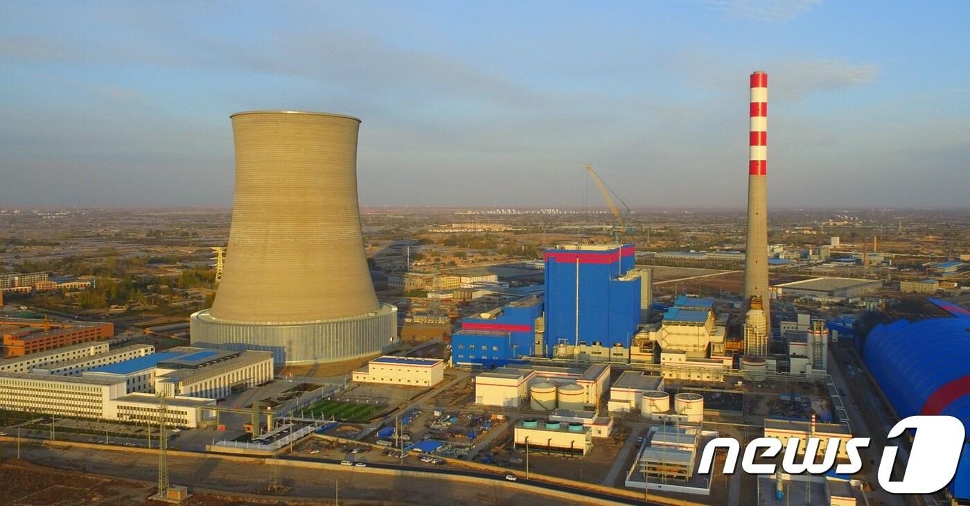 본문 이미지 - LG상사 중국 우웨이 석탄 열병합 발전소. ⓒ News1