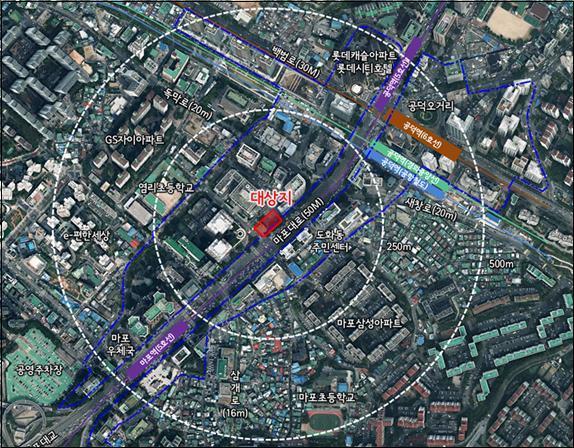 본문 이미지 - 마포로1구역 12·13지구 위치도/자료제공=서울시 ⓒ News1