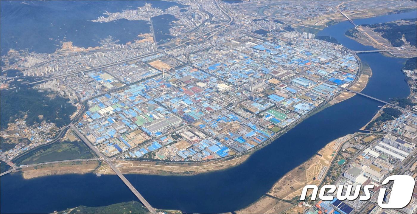 본문 이미지 - 구미 제1국가산단전경/뉴스1 ⓒ News1 정우용 기자