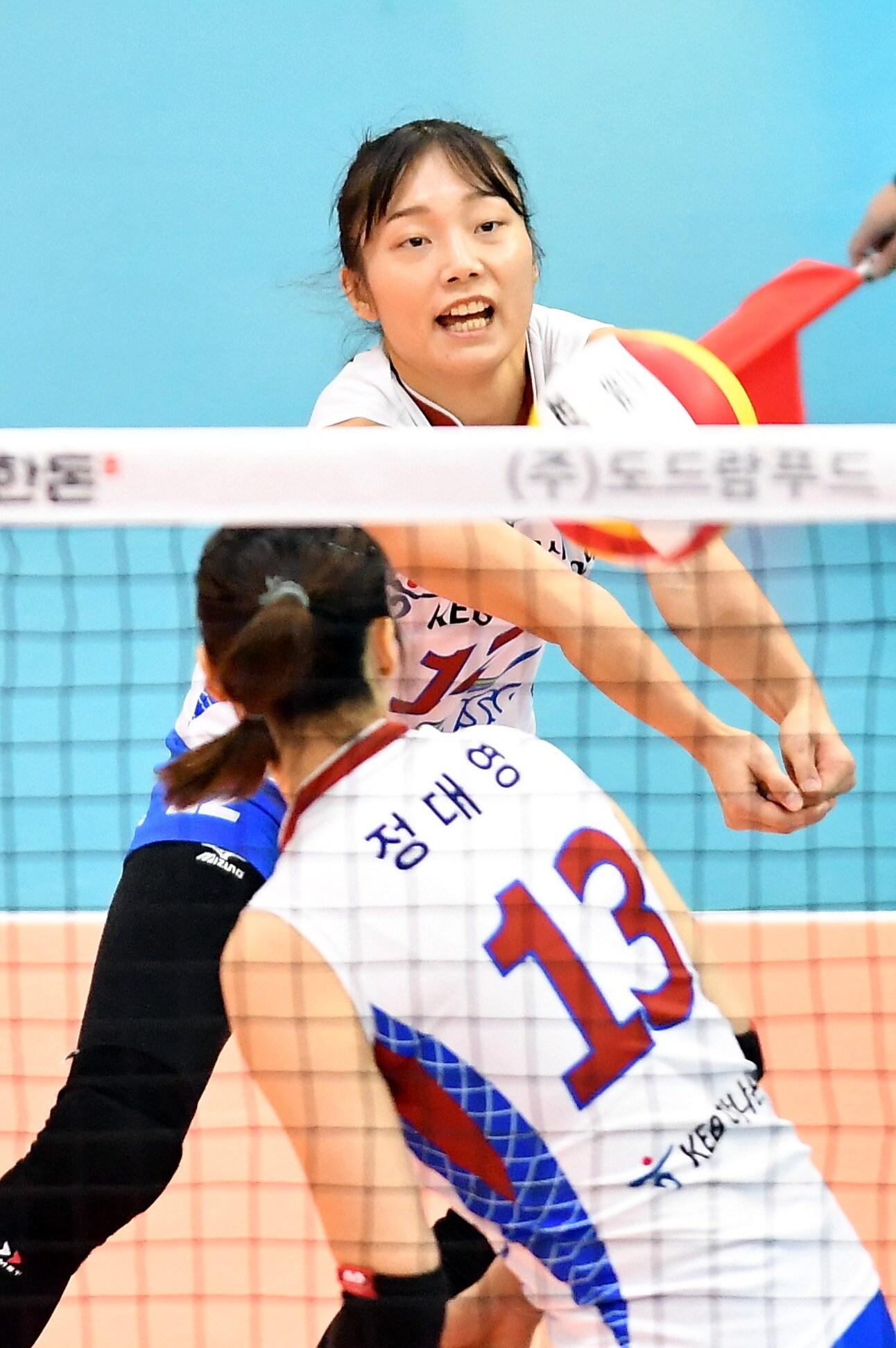 본문 이미지 - 도로공사 문정원. (한국배구연맹 제공). ⓒ News1