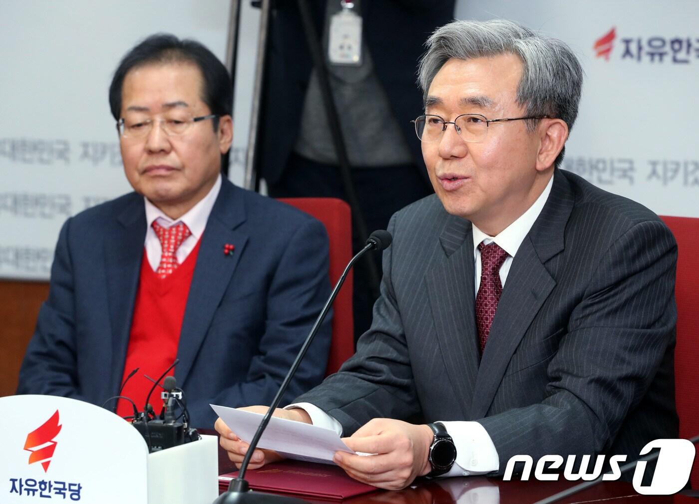 본문 이미지 - 이용구 자유한국당 조직강화특별위원장. 뉴스1 ⓒ News1 박정호 기자