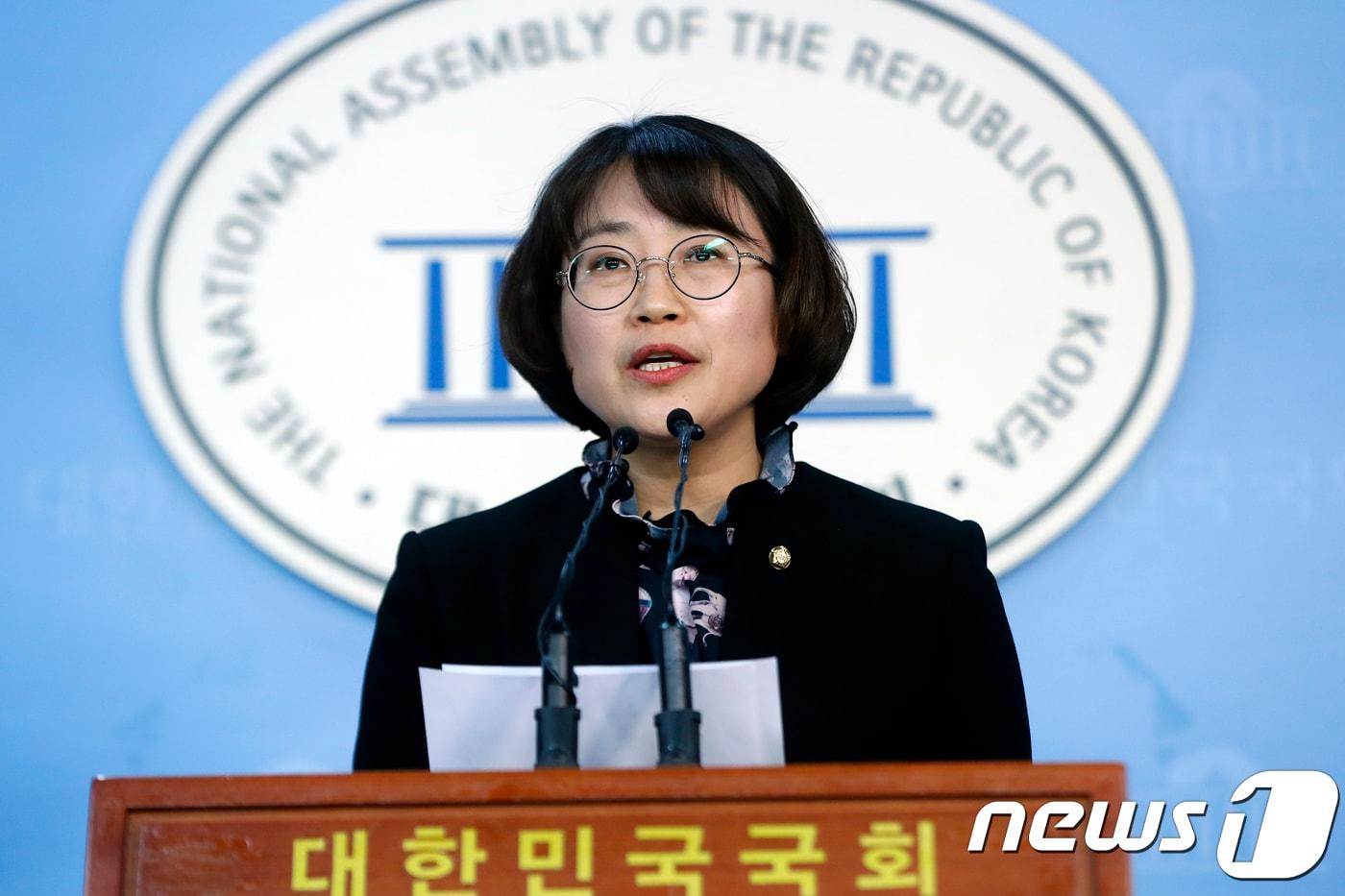 본문 이미지 - 추혜선 정의당 수석대변인. 뉴스1 ⓒ News1 안은나 기자