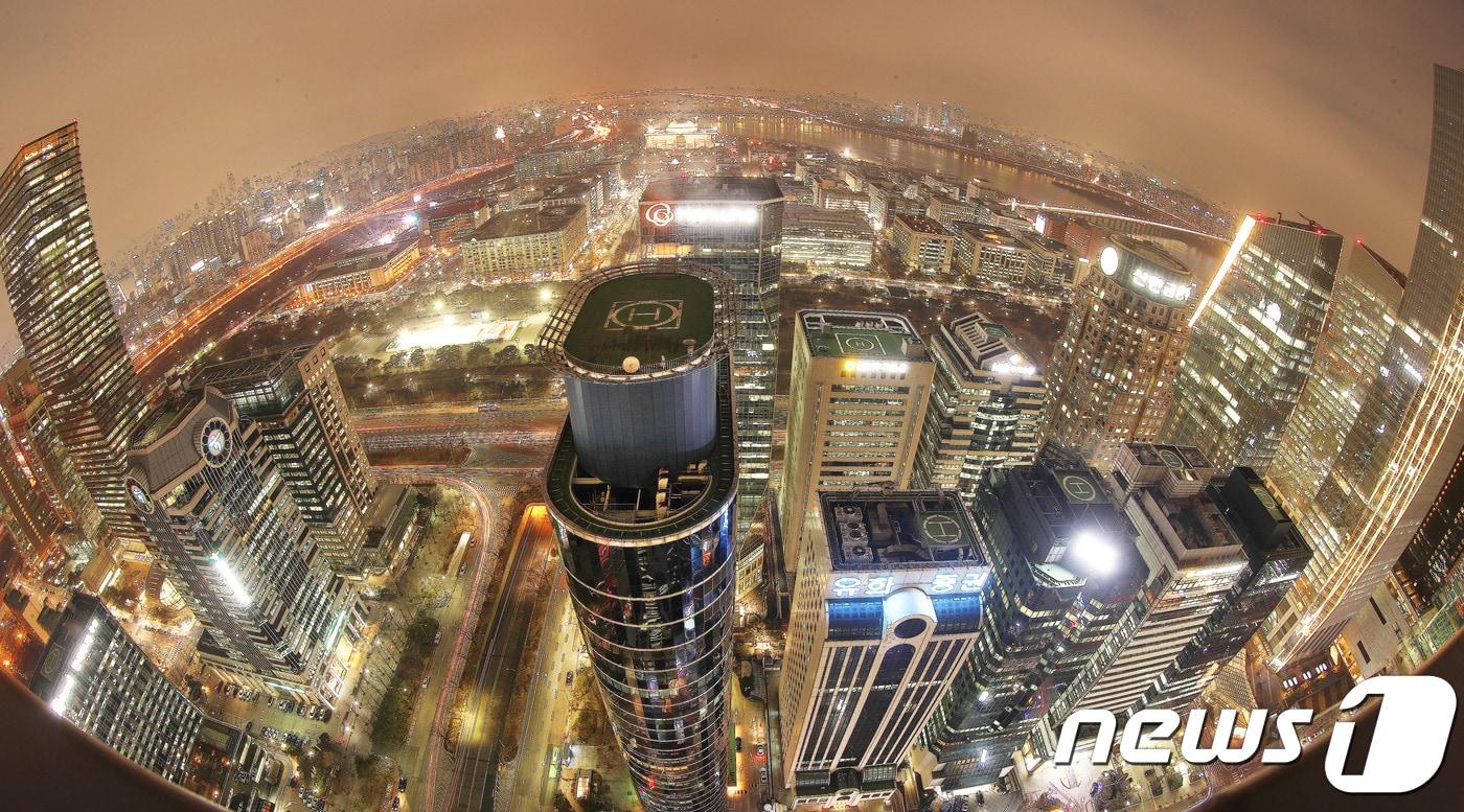 서울시 영등포구 여의도 증권가 일대 모습. 뉴스1 DB