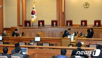 본문 이미지 - 서울 종로 헌법재판소 대심판정 ⓒ News1
